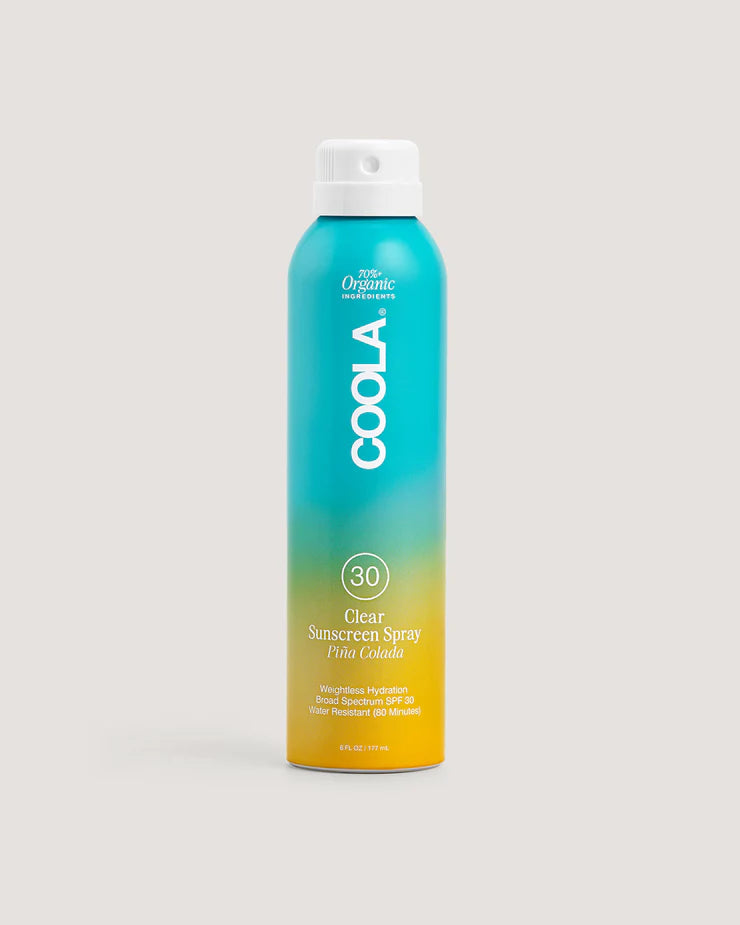 Clear Sunscreen Spray SPF 30 – Pina Colada