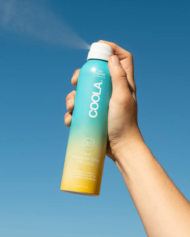 Clear Sunscreen Spray SPF 30 – Pina Colada