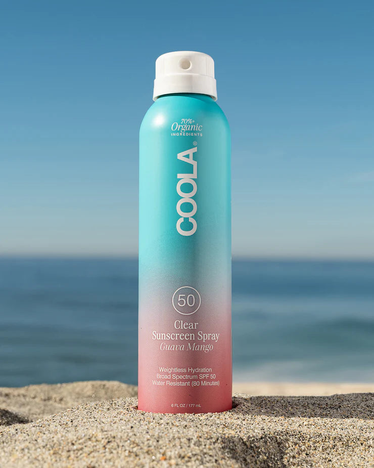 Classic Body Organic Sunscreen Spray SPF 50 – Guava Mango (177ml.)