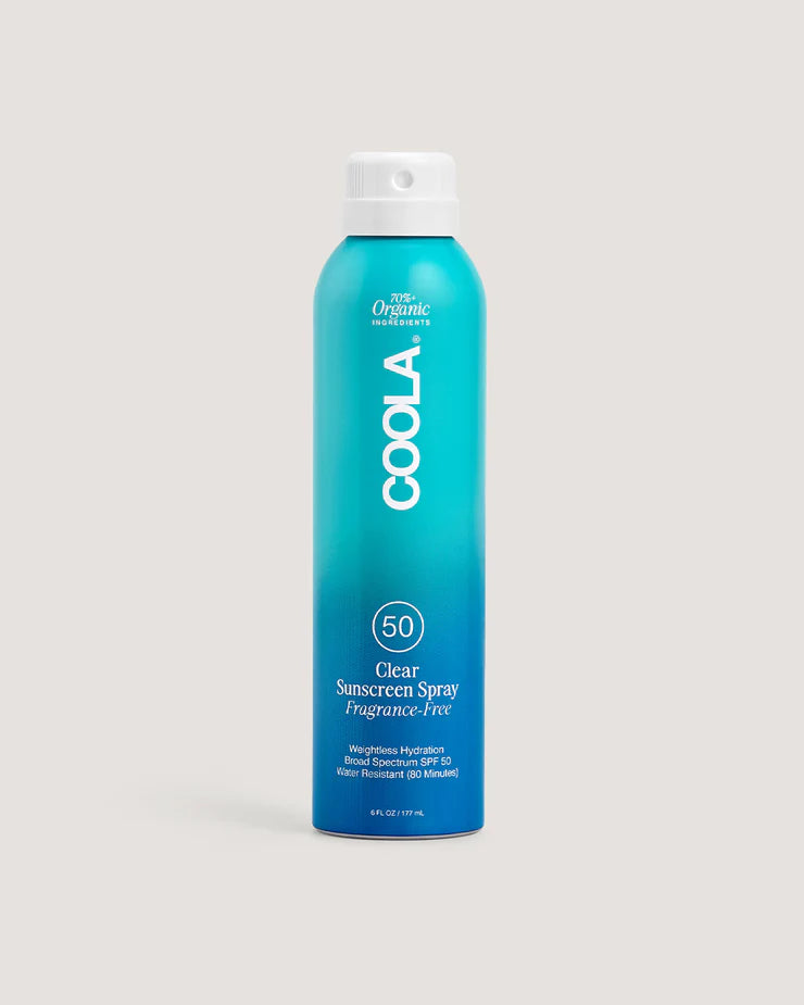 Clear Sunscreen Spray SPF 50 – Fragrance Free