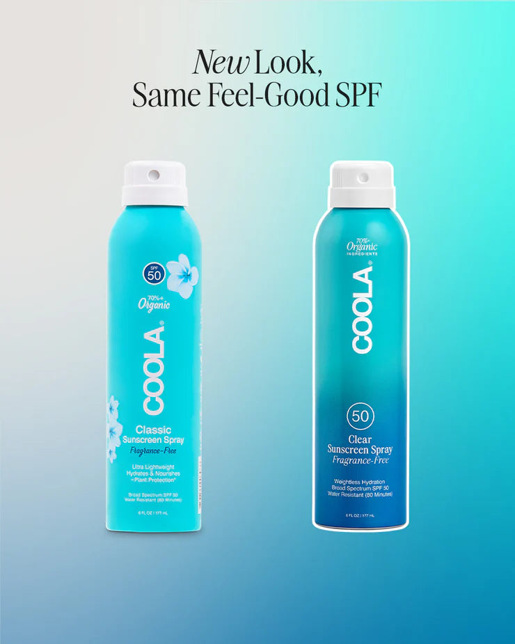 Clear Sunscreen Spray SPF 50 – Fragrance Free