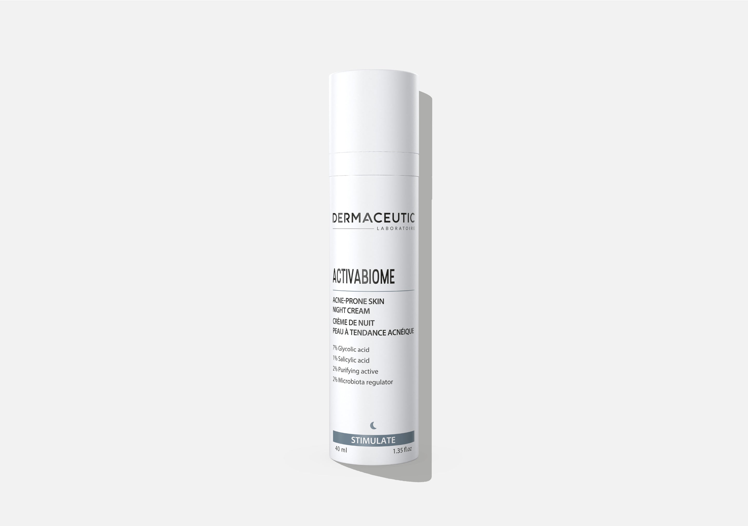Dermaceutic Activabiome nattkrem for uren og akneutsatt hud 40 ml