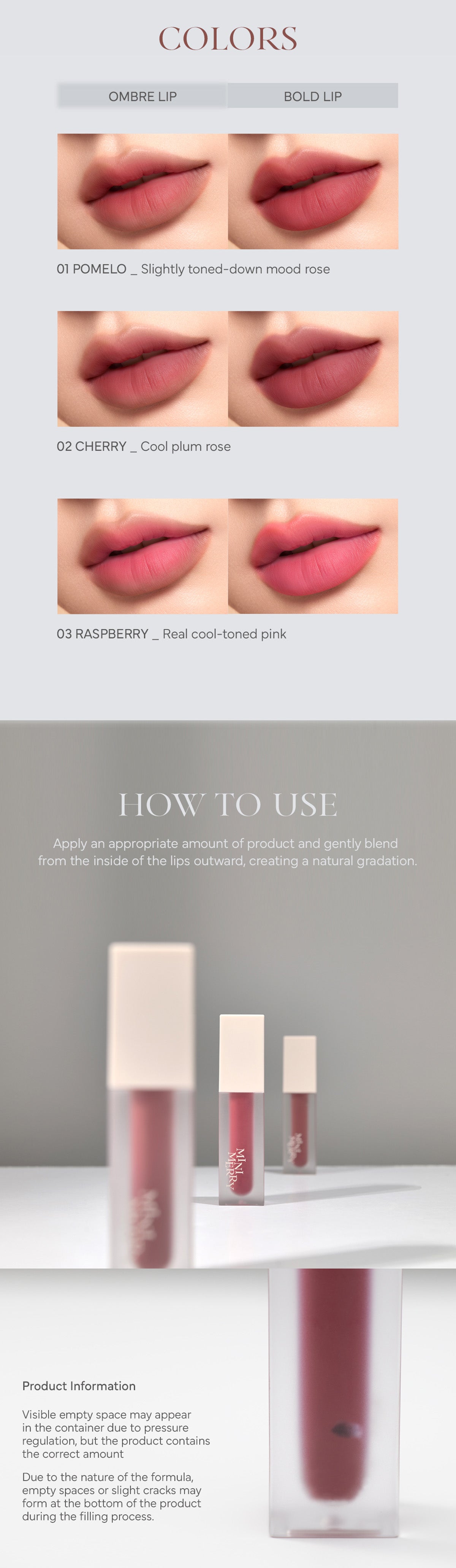 MiniMerry Velvet Blending Tint