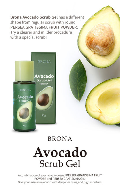 BRONA Avocado Scrub Gel (For bryn) 30g