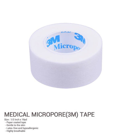 Micropore Medical Tape (3M) 1,27 cm x 9m (1stk)