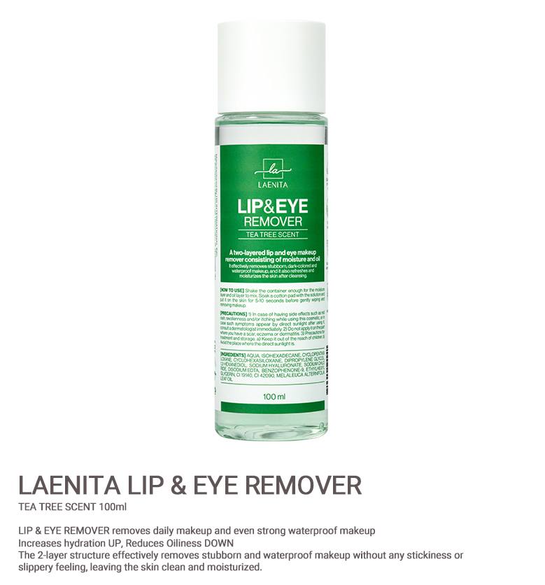 LAENiTA Lip &amp; Eye Remover &quot;TEA TREE SCENT&quot;