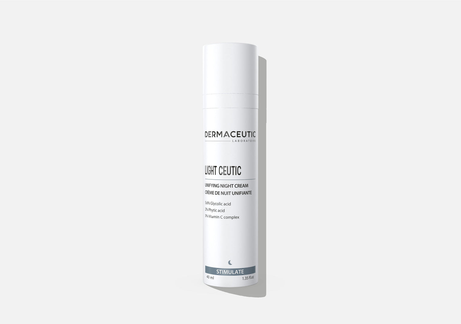 Dermaceutic Light Ceutic utjevnende nattkrem for pigmentflekker og glød 40 ml