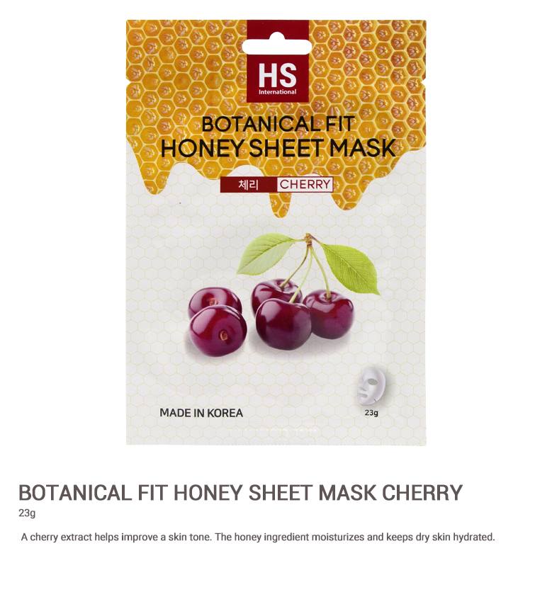 Botanical Fit Honey Sheet Mask : Cherry 23g - 1Sheet