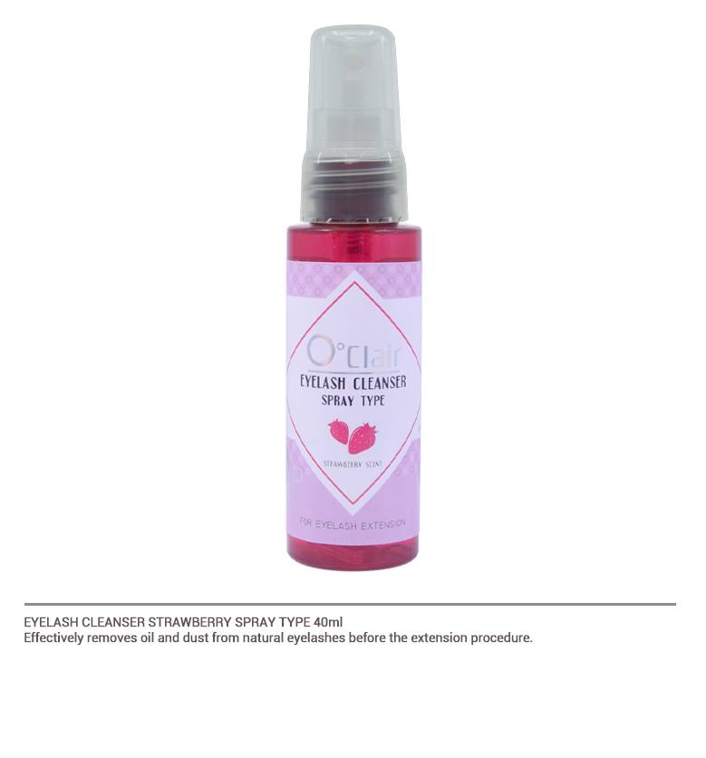 Eyelash Cleanser Spray Type Strawberry Scent