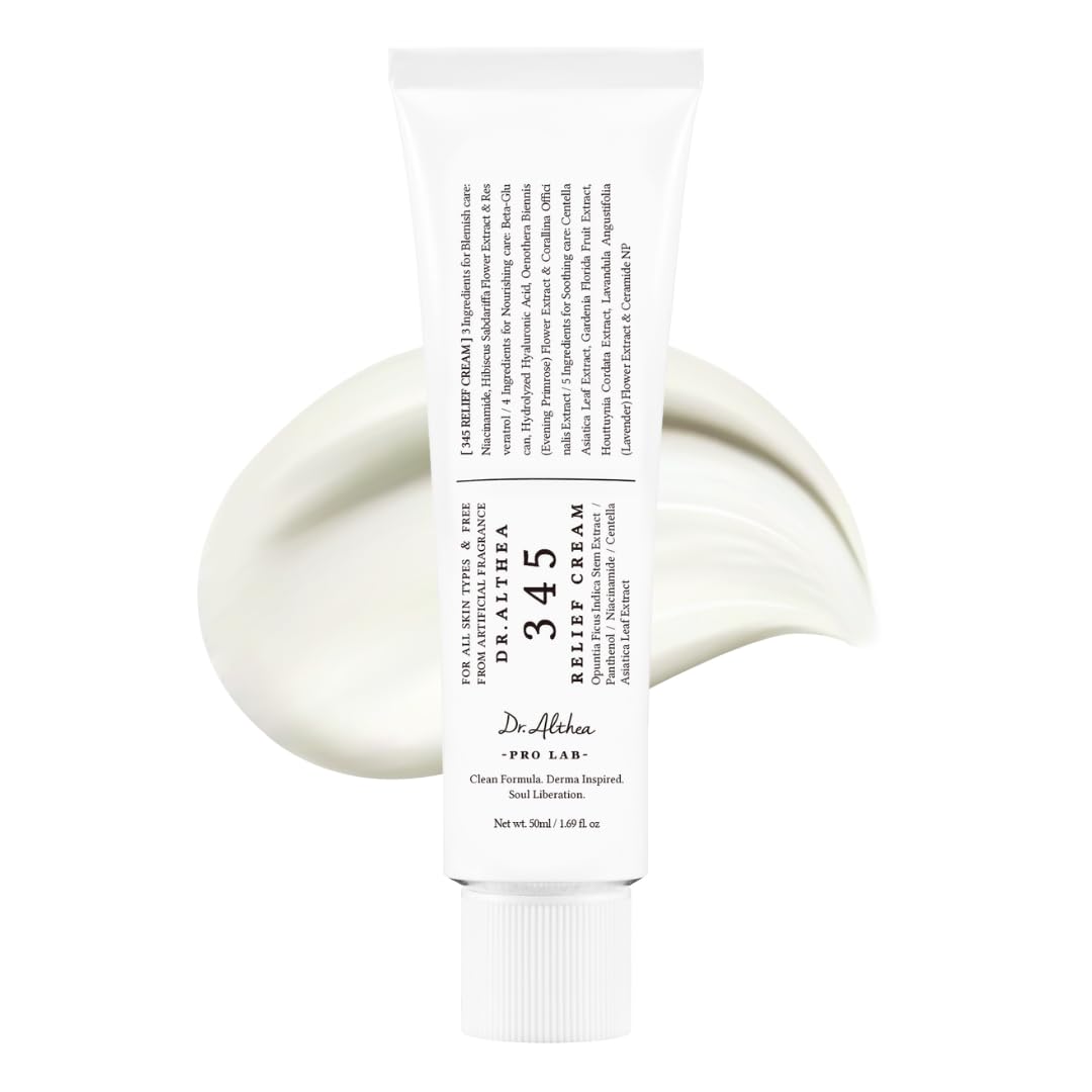 Dr. Althea 345 Relief Cream 15 ml – beroligende ansiktskrem for sensitiv og uren hud