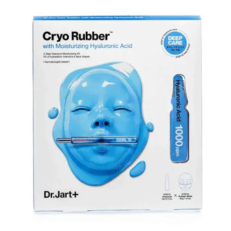 Dr.Jart+ Cryo Rubber Moisture Mask med hyaluronsyre – fuktighetsgivende 2-trinns ansiktsmaske