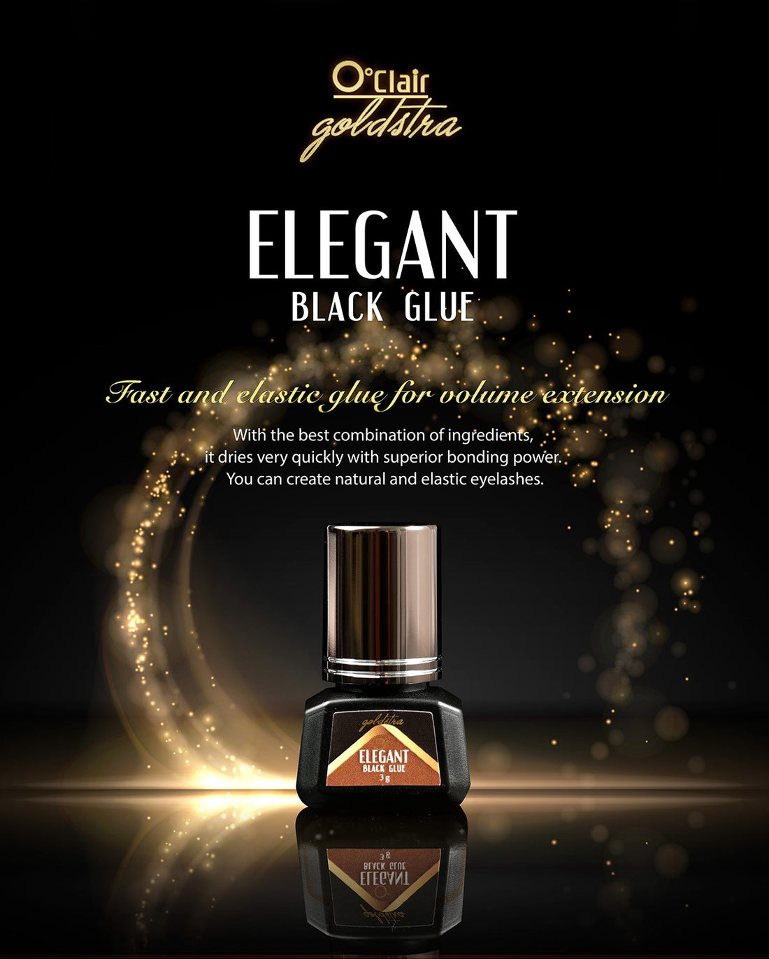 Goldstra Elegant Black glue